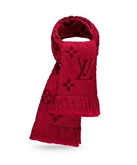 louis vuitton cashmere scarf red|louis vuitton wool scarf.